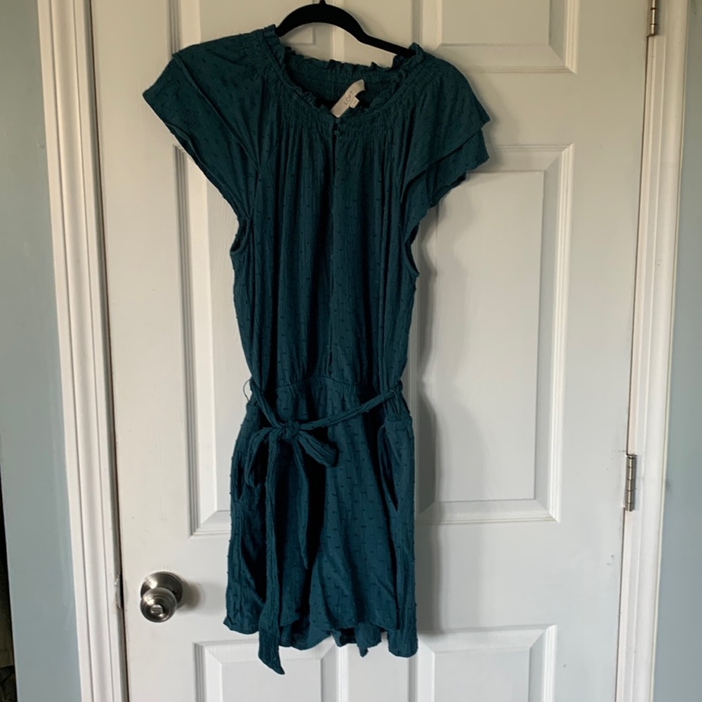 Loft blue/green romper.